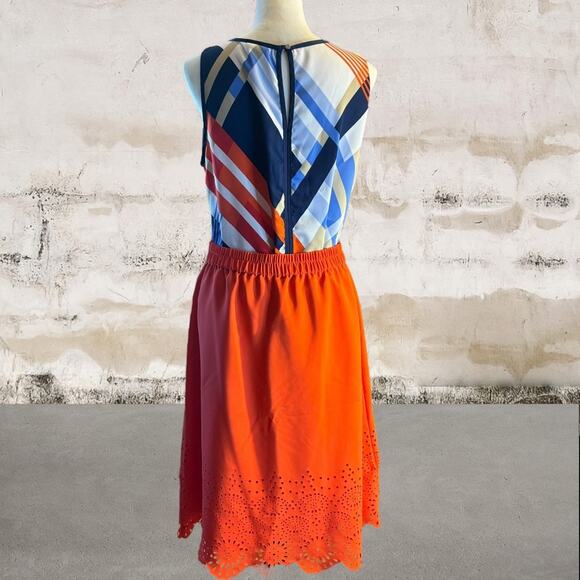 Liz Claiborne Women's Orange Skirt and Matching Top - Size Medium - Picture 3 of 6